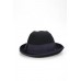 Tracy Watts New York Black Purple Felt Ribbon Bow Contrast Hat Size Small  eb-99648615